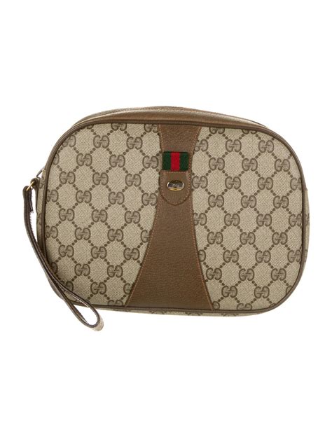 vintage gucci cosmetic bag.